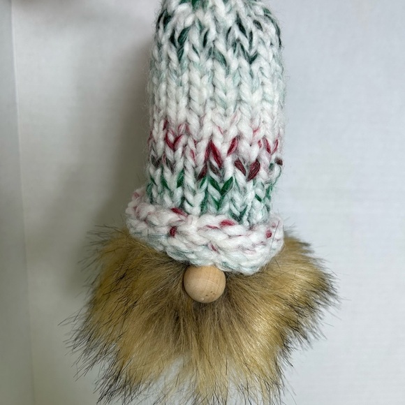 Handmade Gnome ornament.  
One-of-a-kind. - Picture 2 of 6